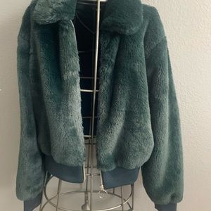 Faux fur coat